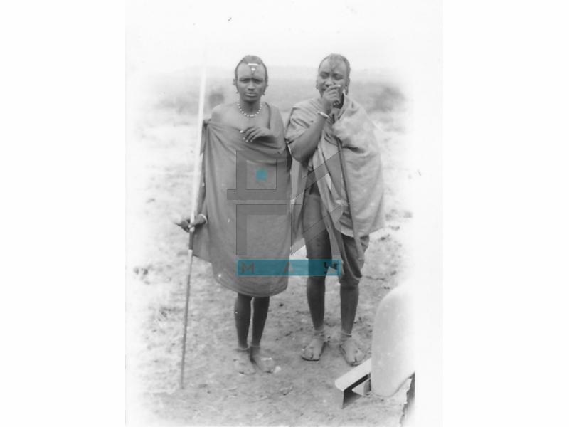 Two Maasai warriors (VZP.N.190-04)